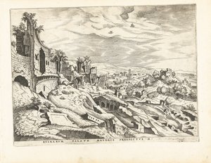 Deuxième vue du Palatin à Rome - Johannes of Lucas van Doetechum (attributed to)