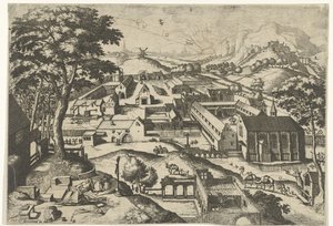Paysage avec Saint Jérôme - Johannes of Lucas van Doetechum