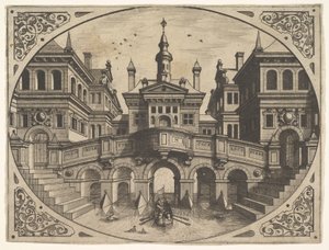 Planche de Scenographiae..., 1560