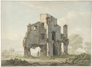 La démolition des ruines de l