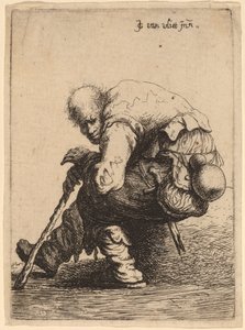 Mendiant assis - Johannes van Vliet