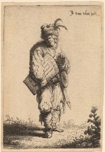 Le joueur de vielle - Johannes van Vliet