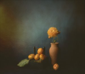 Nature morte aux kakis d