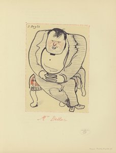 Caricature de Hilaire Belloc, écrivain et historien anglo-français - John  Doyle
