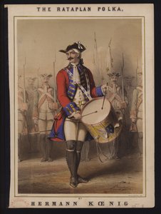 La Polka Rataplan, par Hermann Koenig, couverture de musique de l