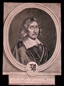 Portrait de Christopher Simpson (c.1605-69)