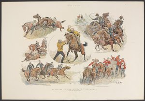Croquis au tournoi militaire