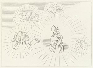 Splendeurs célestes, Paradis, Chant 20 (gravure) - John (after) Flaxman
