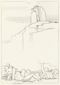 Malebolge, Enfer, Chant 18 (gravure) - John (after) Flaxman