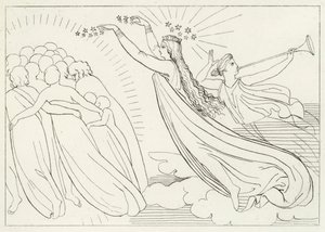 Le Bien Actif, Paradis, Chant 6 (gravure) - John (after) Flaxman