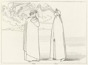Le chœur, Purgatoire, Chant 17 (gravure) - John (after) Flaxman