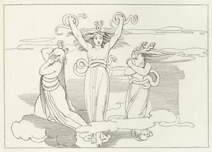 Les Furies, Enfer, Chant 9 (gravure) - John (after) Flaxman