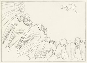 Les Hiérarchies, Paradis, Chant 29 (gravure) - John (after) Flaxman