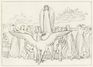La Voiture Mystérieuse, Purgatoire, Chant 31 - John (after) Flaxman