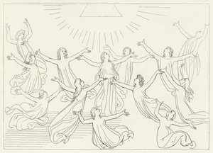 La Neuvième Sphère, Paradis, Chant 27 (gravure) - John (after) Flaxman