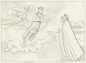 La Planète Vénus, Paradis, Chant 8 (gravure) - John (after) Flaxman
