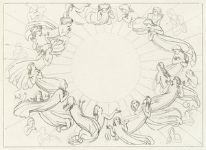 Le Soleil, Paradis, Chant 12 - John (after) Flaxman