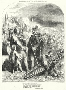 Le débarquement des Saxons en Grande-Bretagne