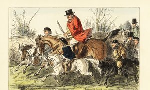 Gentleman chassant le renard M. - John (after) Leech