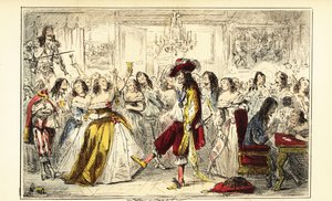 Le roi Charles II à une fête dansante pendant la Restauration, vers 1660