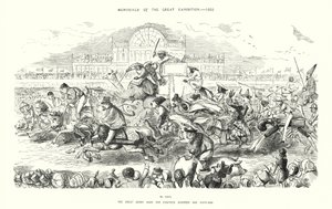 Mémoriaux de la Grande Exposition de 1851, La Grande Course de Derby pour Mille Huit Cent Cinquante et Un (gravure)