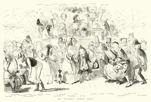 Le Bal de Fantaisie de Mr Punch (gravure) - John (after) Leech