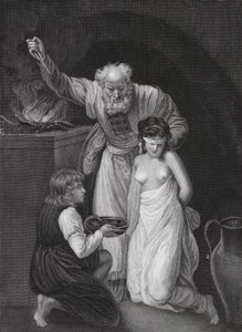 Le vœu imprudent de Jephté, Juges, XI, 39 (gravure) - John (after) Opie