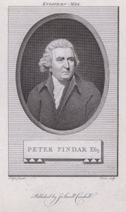 John Wolcot, médecin et satiriste anglais qui écrivait sous le pseudonyme Peter Pindar