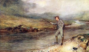Pêche à la truite dans les Highlands - John (after) Pettie