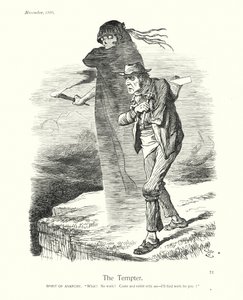 Caricature de Sir John Tenniel : Le Tentateur (gravure) - John (after) Tenniel