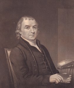 Portrait de William Mc Kendree (1757-1835), évêque méthodiste américain, gravure, vers 1870 - Walter Charles Mills