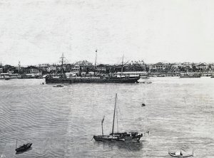 Port de Shanghai quelques semaines avant le déclenchement de la guerre