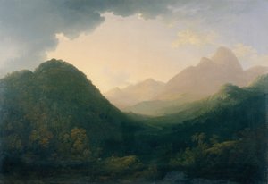 Vue dans le Lake District, peut-être depuis la vallée de Duddon - John (attr.to) Glover