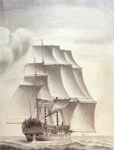 Portrait du navire anglais 