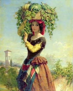 Un vendeur de fruits italien