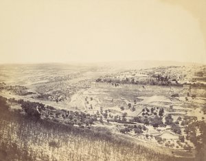 Jardin de Gethsémani et Vue de Jérusalem - John Anthony