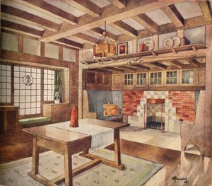 Conception pour un salon dans une petite maison - John Archibald Campbell