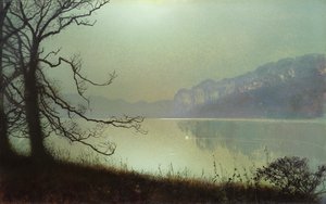 Au bord du lac, clair de lune - John Atkinson Grimshaw