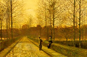 Dans le crépuscule doré, 1883
