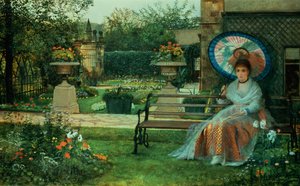 Dans le Plesaunce, Knostrop Hall, Leeds, 1875 - John Atkinson Grimshaw
