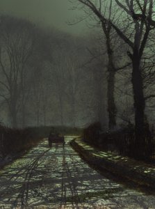 Scène de rue la nuit - John Atkinson Grimshaw