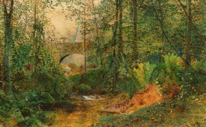 Paysage fluvial - John Atkinson Grimshaw