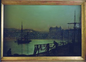 Scarborough : Lumières - John Atkinson Grimshaw