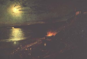 Scarborough : Sic Transit Gloria Mundi - John Atkinson Grimshaw
