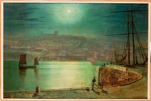Le Port de Whitby au Clair de Lune, 1870 - John Atkinson Grimshaw