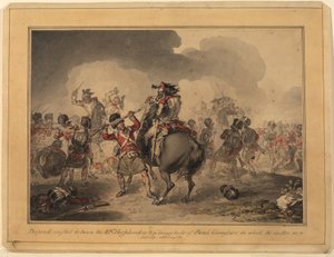 42e Highlanders à Waterloo, 1815 - John Augustus Atkinson
