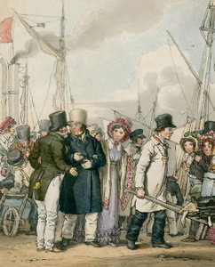 Arrivée à Margate - John Augustus Atkinson