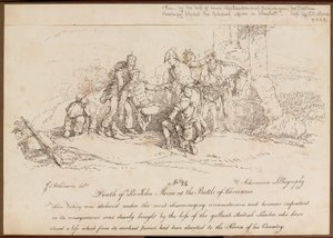 ?Mort de Sir John Moore à la bataille de Corunna?, 16 janvier 1809 - John Augustus Atkinson