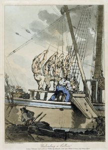 Déchargement de charbon d