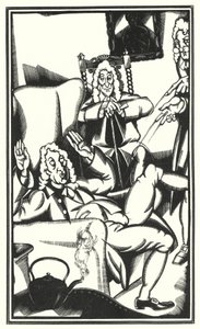 Illustration pour Tristram Shandy de Laurence Sterne - John Austen